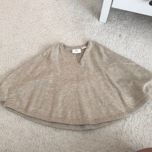 Zara Kids Poncho Sweater